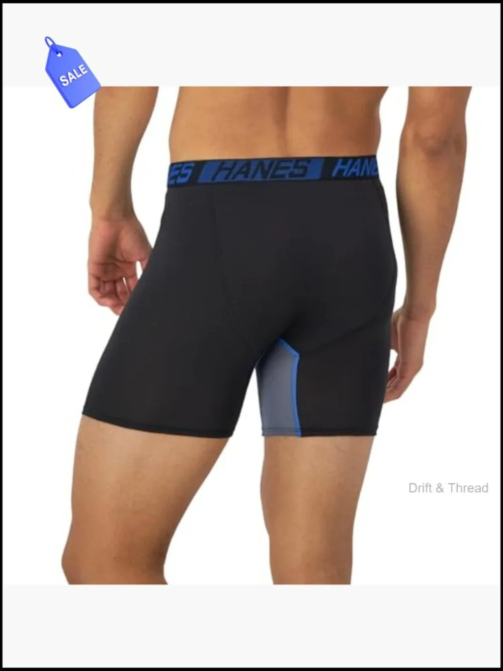 Men's Boxer Briefs 3-Pack Total Support Pouch Anti-Chafe